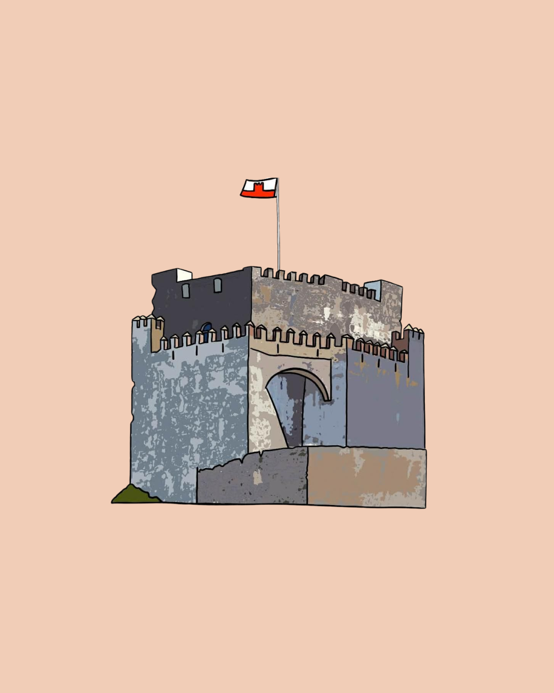 Moorish Castle pin