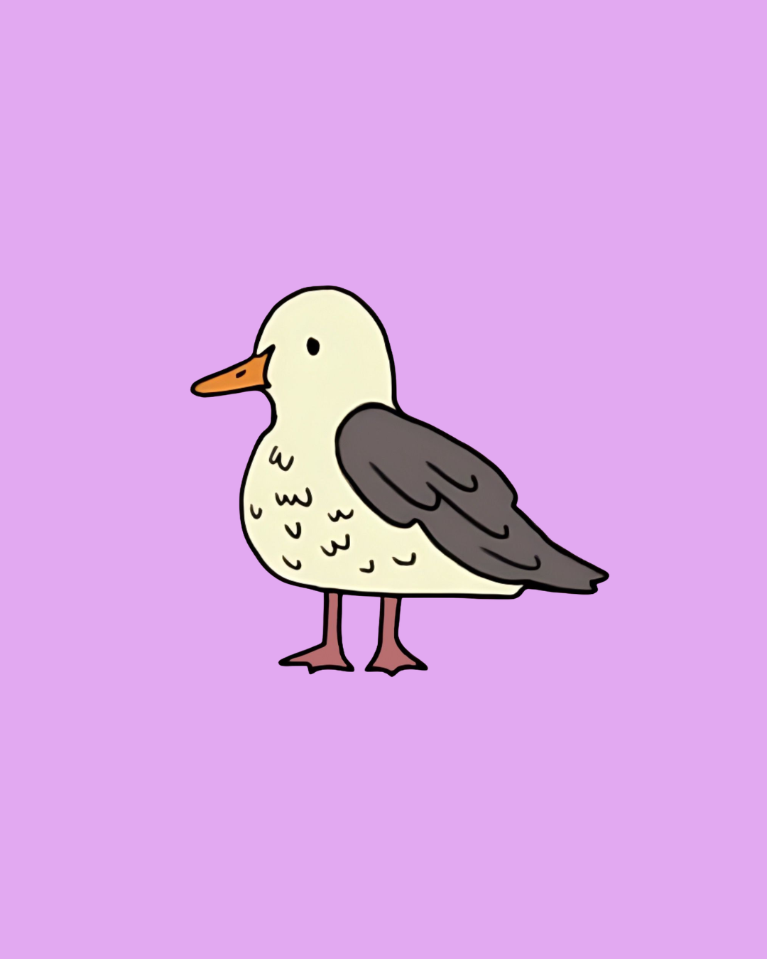 Seagull pin